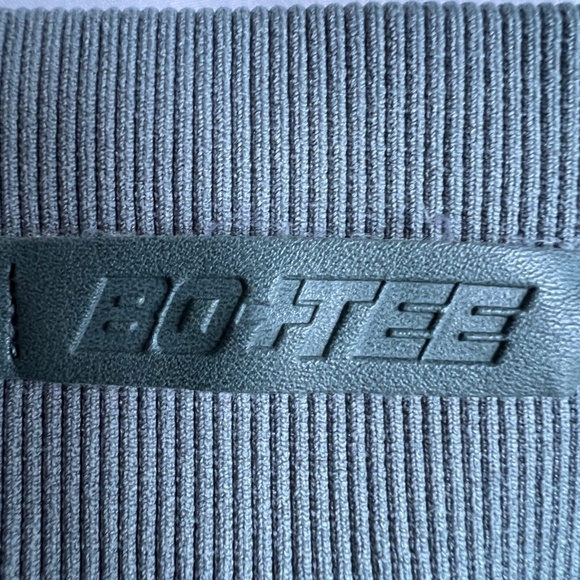 Bo+Tee Leggings Size M Green Super Skinny Slim Fit Elastic Waistband Stretch - Picture 5 of 7